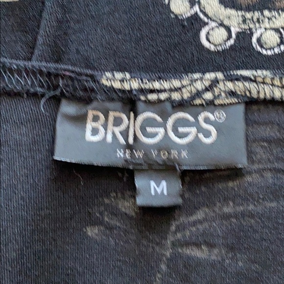 Women’s Printed Tee Shirt Patterned Black M - Picture 5 of 7